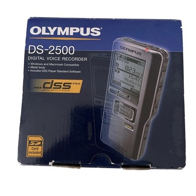 OLYMPUS DS-2500 Digital Voice Recorder Professional Diktiergerät - Silber. VERPACKT