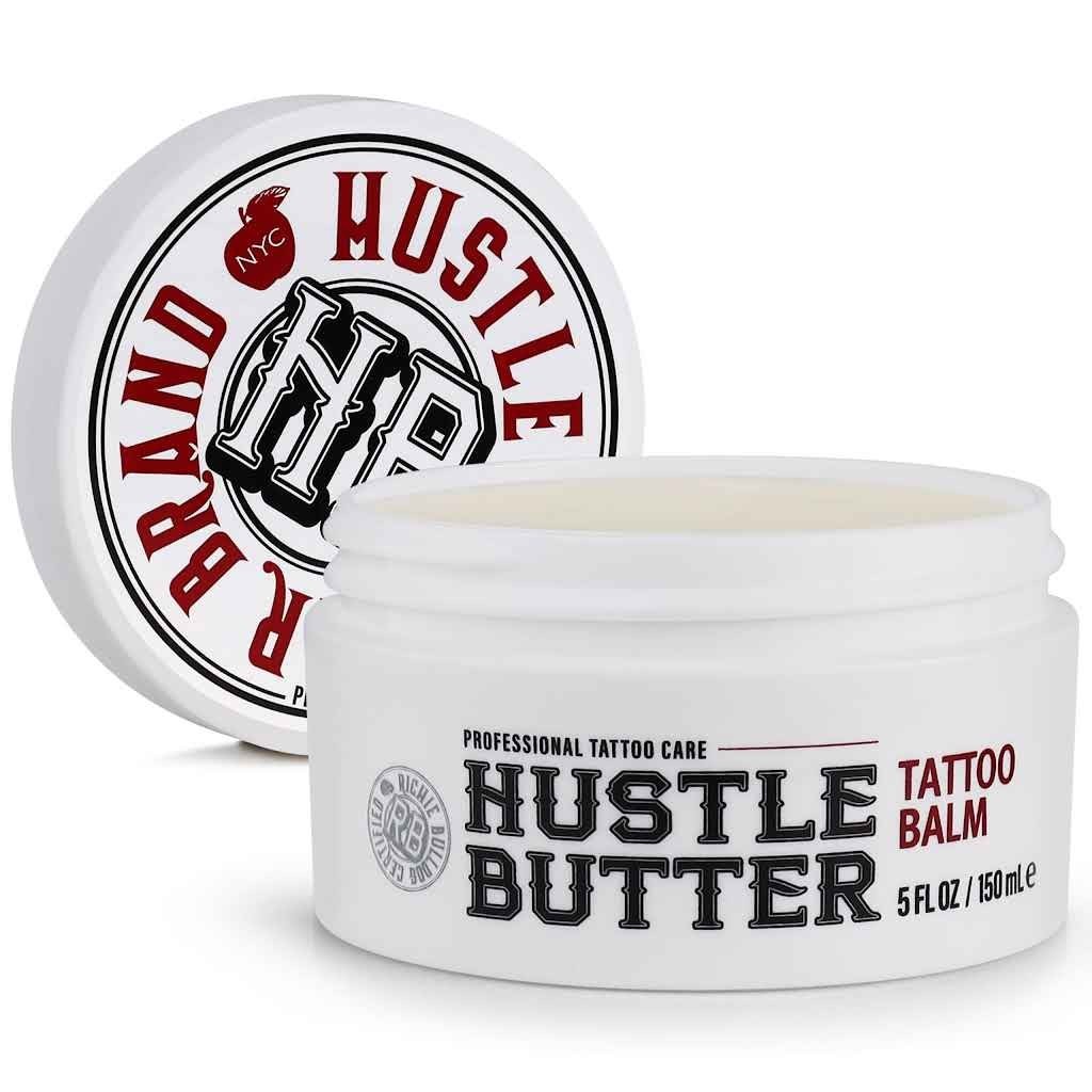 3 PACK Authentic Hustle Butter Deluxe Tattoo Body Skin Cream 5oz Resealable Jar