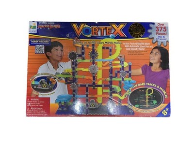 Nib! 2010 VORTEX Techno Gears MARBLE MANIA Original Box Maze Sound Effect 375pc