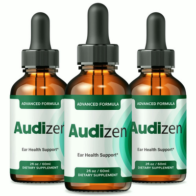 #ad 3 Pack Audizen Drops Advanced Ear Health and Hearing Support Formula $28.65