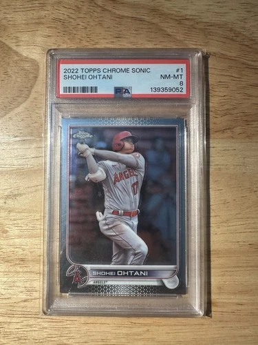 2022 Topps Chrome Sonic - Shohei Ohtani #1 PSA 8