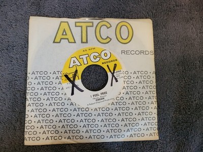 CREAM I FEEL FREE N.S.U. ERIC CLAPTON JACK BRUCE GINGER BAKER ATCO 45-6462