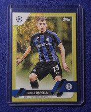 2023 Topps Chrome Nicolò Barella Gold  30/50 #23 