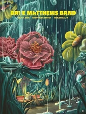 Dave Matthews Band Poster Deer Creek Ruoff July 11, 2025 18 X 24 #/1350 Non Foil