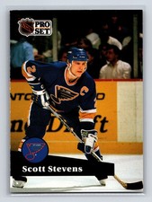 1991-92 Pro Set - Scott Stevens #216 St. Louis Blues Hockey Card