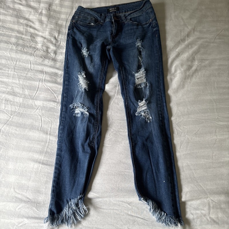 Forever 21 Juniors Push Up Skinny Jeans Size 28