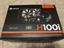 CORSAIR Hydro Series H100i Extreme Performance Water Liquid CPU Cooler 240mm