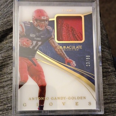 Panini 2020 Immaculate Collection Collegiate Gloves Antonio Gandy-Golden /88 RC