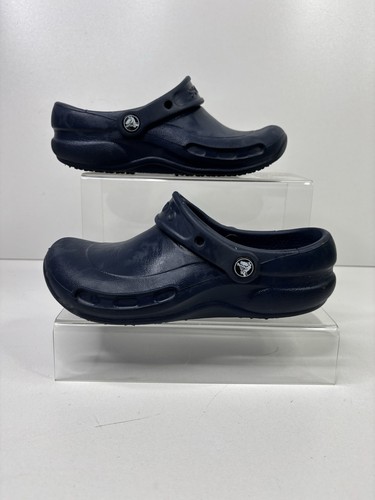 CROCS UNISEX Bistro Navy Work Clog size M-4 W-6