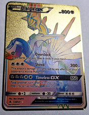 PRISTINE  Dialga GX 138/131 Forbidden Light Rainbow Pokemon METAL Card on eBay