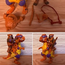 Product Image: TMNT 93 Playmates Teenage Ninja Turtles Cave Don Trippy Tyrannosaurus Complete