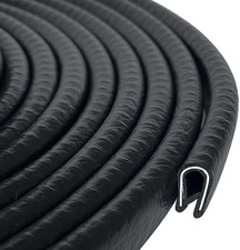 Black Rubber Edge Trim U Channel 26 Feet