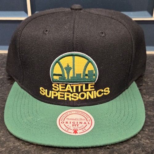 Seattle SuperSonics Retro Snapback Mütze 2 Tone Cap Mitchell & Ness NEU