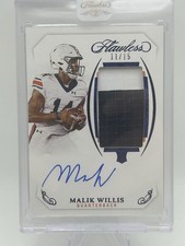 2022 Flawless Collegiate - Rookie Patch Auto Vertical Malik Willis #151  /15 