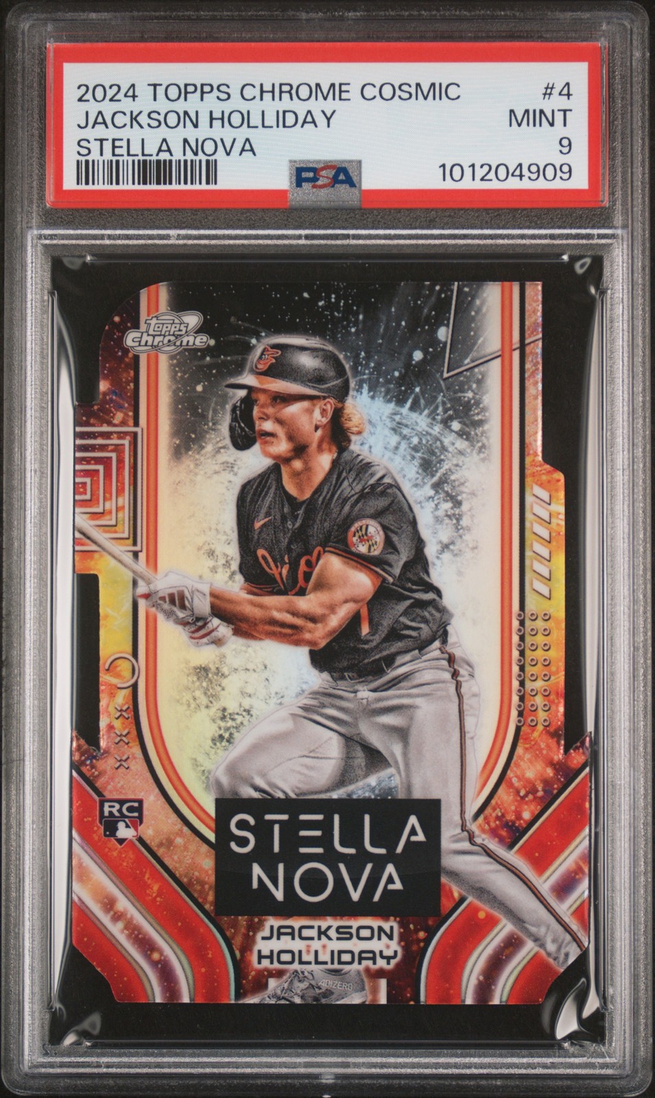 2024 Topps Cosmic Chrome Stella Nova #4 Jackson Holliday PSA 9 view 1