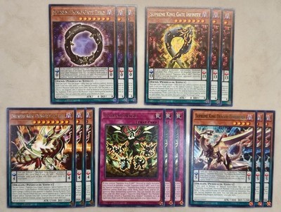 3x Supreme King Gate Infinity + Zero Supreme King Dragon + Rage MZMI Rare 1st Ed