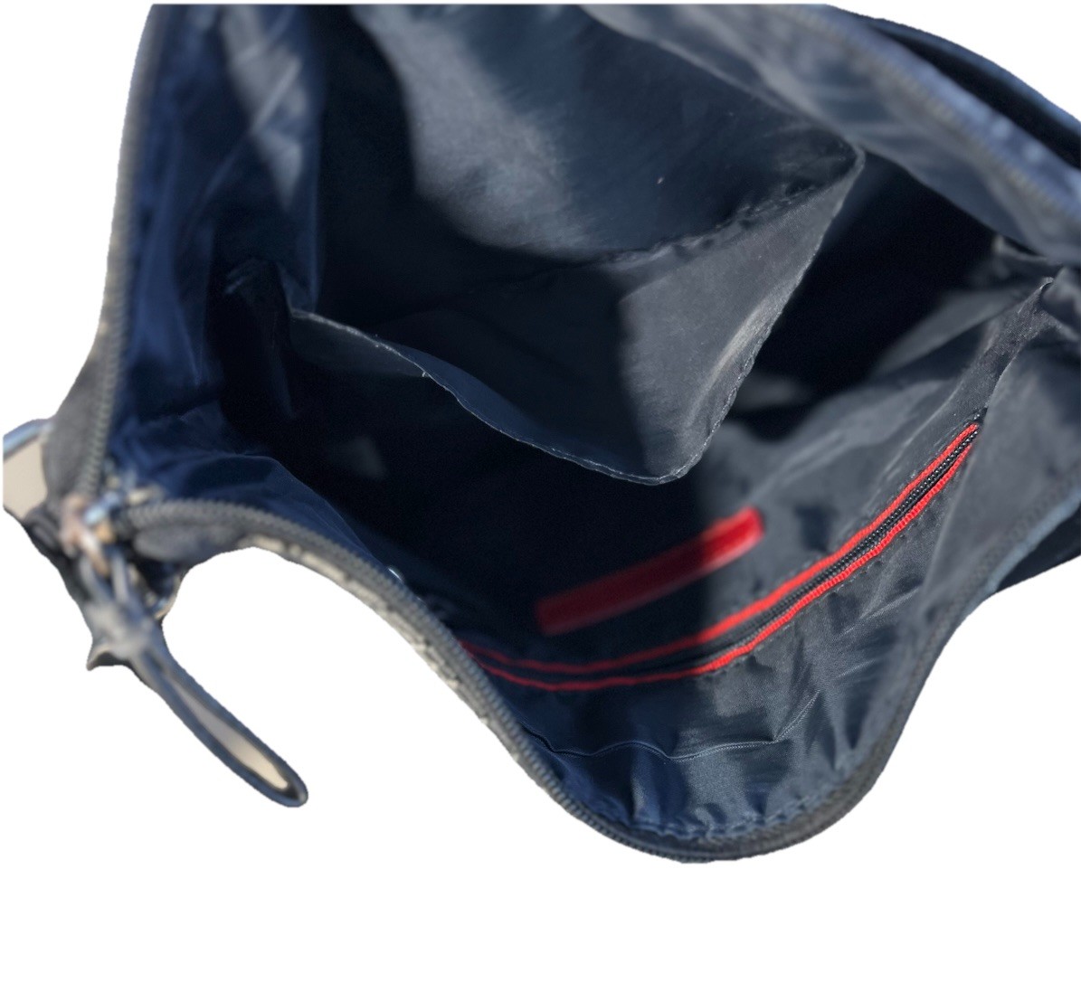 Tommy Hilfiger Crossbody Bag Womens Black Beige Logo Print Shoulder Adjustable thumbnail 7