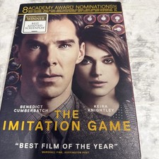 The Imitation Game DVD, 2014 New Sealed