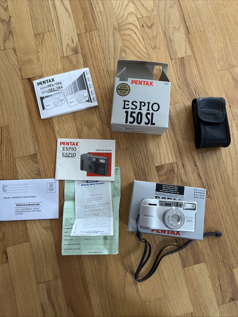 Pentax Espio 150 SL Camera with Box and Instructions - Film