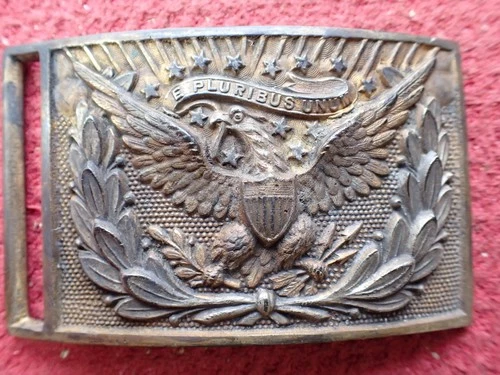 Vintage High Quality Civil War Model 1851 Officer’s Sword Belt Plate