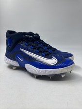 Nike Alpha Huarache Elite 4 Mid Baseball Cleats Blue DX6961-414 Men’s Size 12