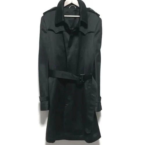 Burberry Trench Coat Nero Singolo Uomo #EC AGA