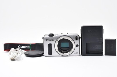 Canon EOS M 18.0MP Mirrorless Digital Camera Body Silver [Excellent-] #2885737