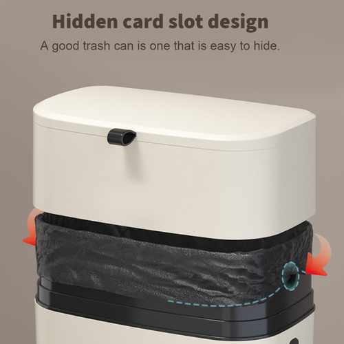Wall Mounted Waste Bin Kitchen Cabinet Door Cupboard Hanging Trash Can Lid Cover - Picture 7 of 12