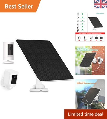 Wasserdichtes Solarpanel für Ringstrahler & Wyze Cam - 9,8 Fuß Kabel enthalten