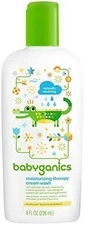 Babyganics Moisturizing Therapy Cream Wash- 8oz