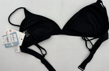 ROXY Rib Roxy Love The Quiver Triangle Bikini Top Size large