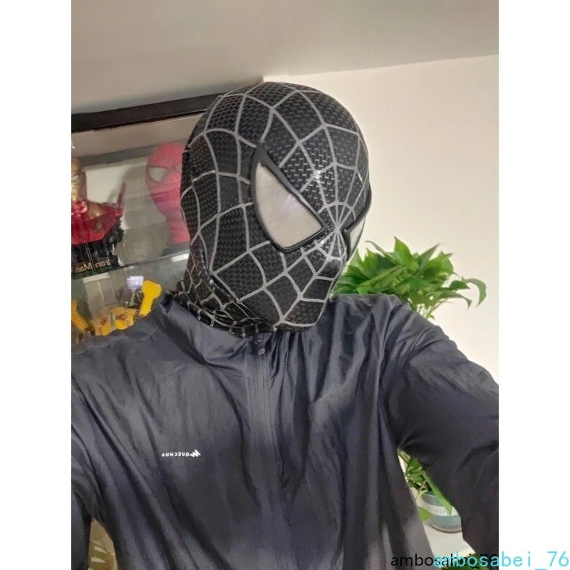 Gorros 3D Usables para Adultos EE. UU. Spot Spiderman Tobey Maguire Capucha Máscara Roja/BL Regalo Foto 2 de 4