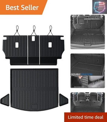 Cargo Mat Backrest Mats for 2017-2025 Mazda CX-5, All Weather TPE Backrest Ma...