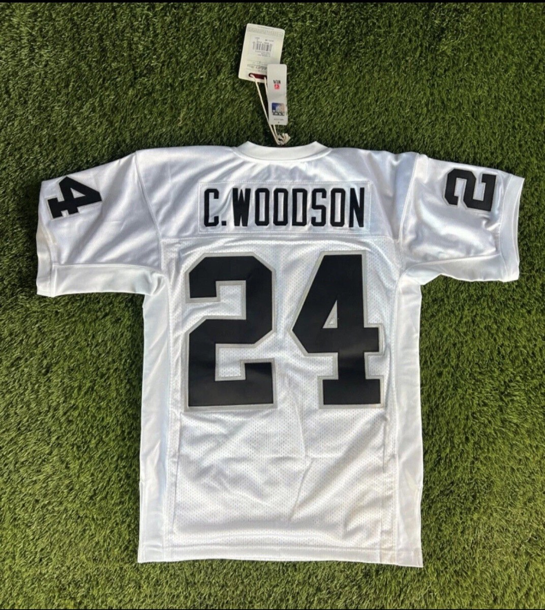 Oakland Raiders Charles Woodson 2002 Super Bowl Retro Jersey (S