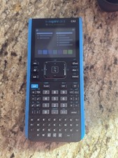 None-Used TI Nspire CX II CAS Color Graphing Calculator Bluew Cover And Pochette
