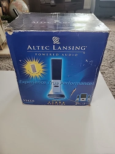Altec Lansing VS4221 Computer Speaker System With subwoofer Wired Audio New 