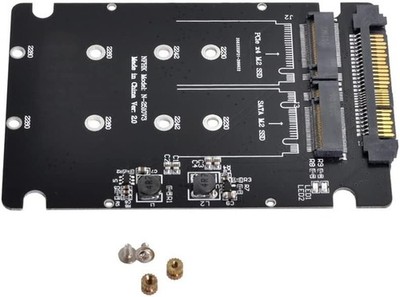 NFHK SFF-8639 NVME U.2 to Combo NGFF M.2 Black NVME+SATA 