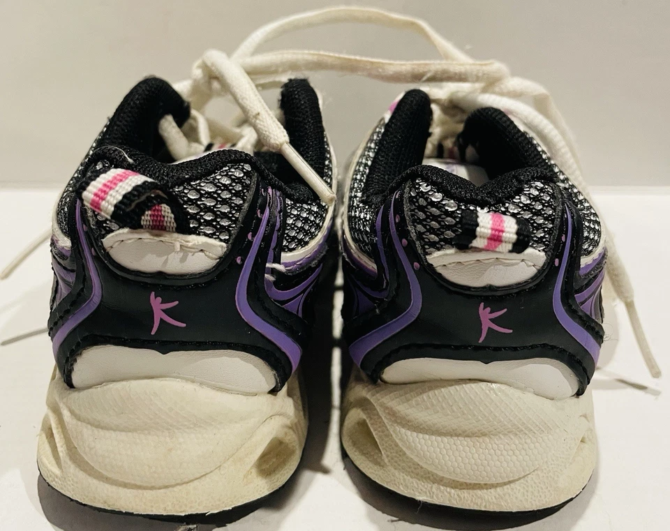 DANSKIN NOW LARA ДЕВОЧКИ ЯСЕЛЬНОГО ВОЗРАСТА ЧЕРНЫЙ РОЗОВЫЙ КРОССОВКИ ОБУВЬ РАЗМЕР 7 [AF] - Изображение 3 из 4