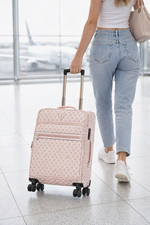 Guess Trolley Cabin 4G Logo Rosa 8 Ruote Bagaglio a Mano 40x56x20 cm – Mod. Norm