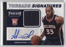 2014-15 Panini Threads Rookie Signatures 125/249 Adreian Payne #18 Auto 0q0