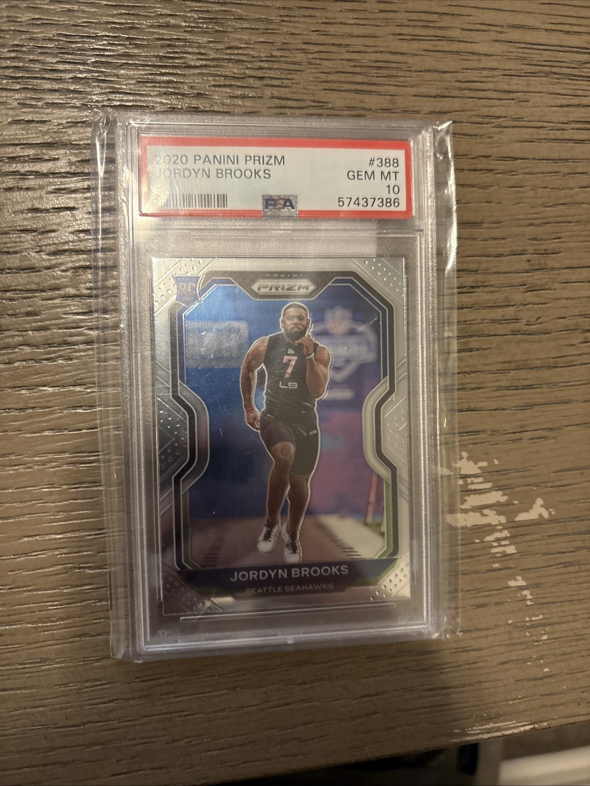 Jordyn Brooks Panini Prizm #388 Base