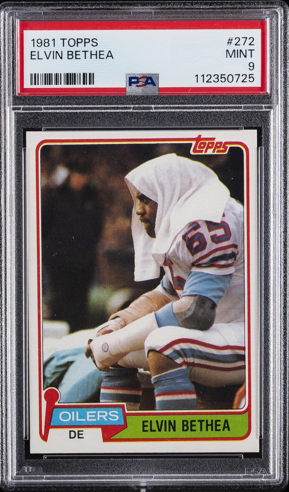 1981 TOPPS #272 ELVIN BETHEA PSA 9