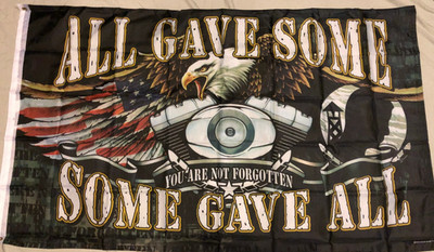BIKER HARLEY YOU ARE NOT FORGOTTEN POW 3X5ft FLAG superior qlty US sold LICENSED