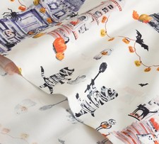 Pottery Barn Halloween Doug & Friends Organic Cotton Sheet Kids Bedding US STOCK