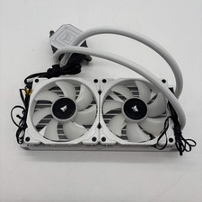 Corsair Liquid CPU Cooler RGB Dual Fan White RWF0047