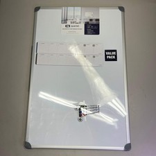 QUARTET Magnetic Dry Erase Board Aluminum Frame 3'x2' White/Silver 279378