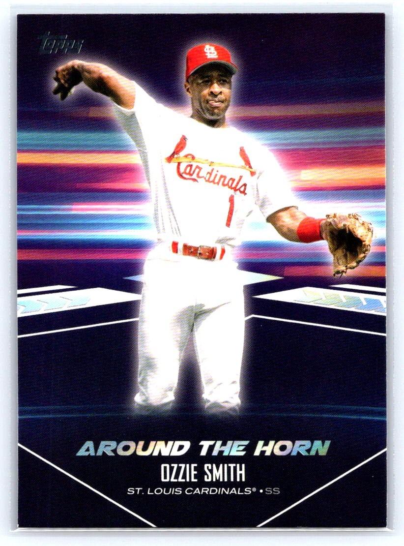 Ozzie Smith #ATH-2 Baseball Cards 2024 Topps Around the Horn trading card — raw and PSA graded price guide