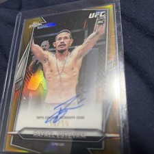 Rafael Estevam UFC Topps Chrome 2026 Rookie Gold Auto 50/50! BAV-RE
