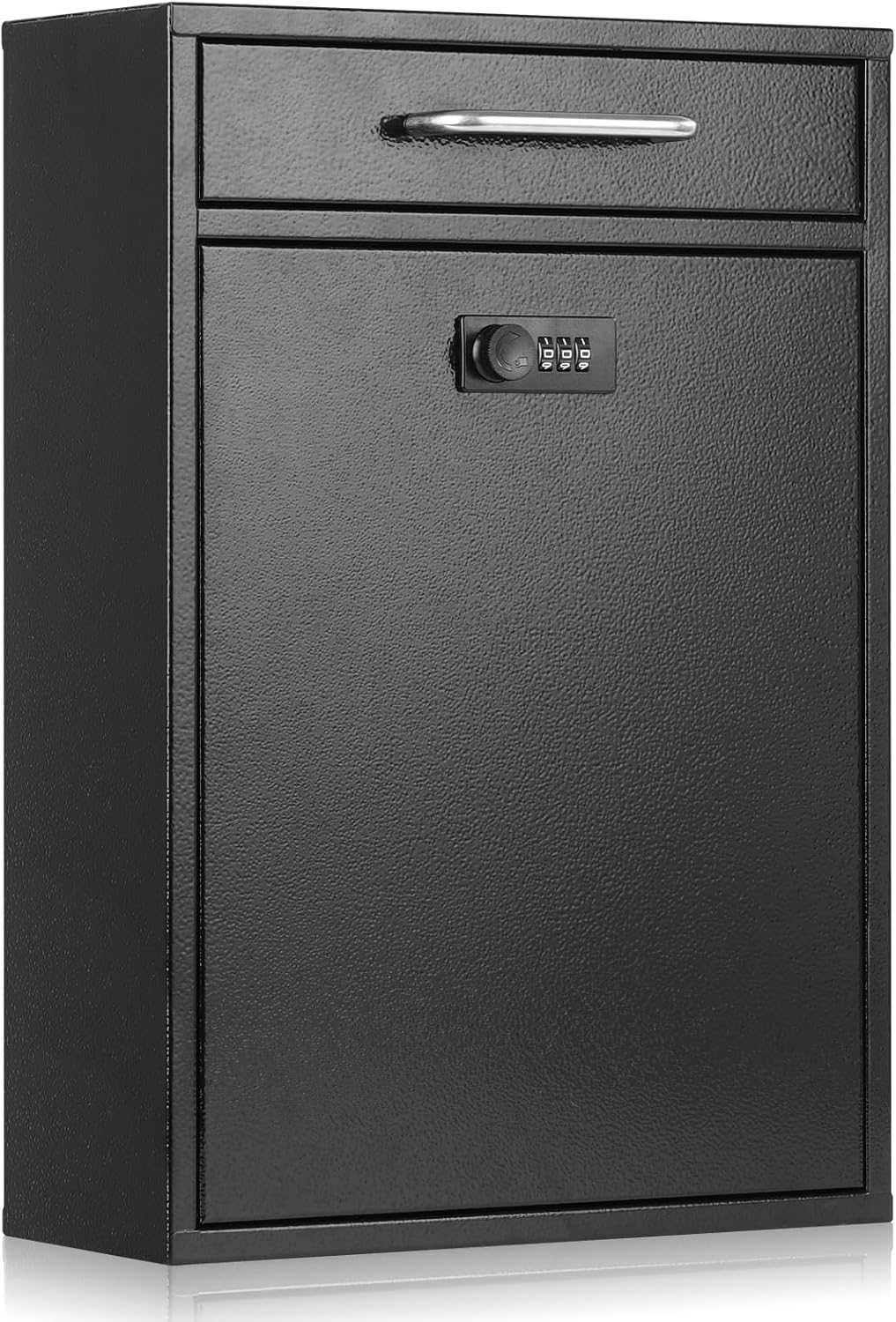 Wall Mount Mailboxes with Combination Lock, Wall Mail Box for Outside, Locking M