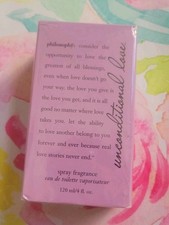 Philosophy Unconditional Love Eau de Toilette 4.0 oz PRE-COTY circa 2010 SEALED